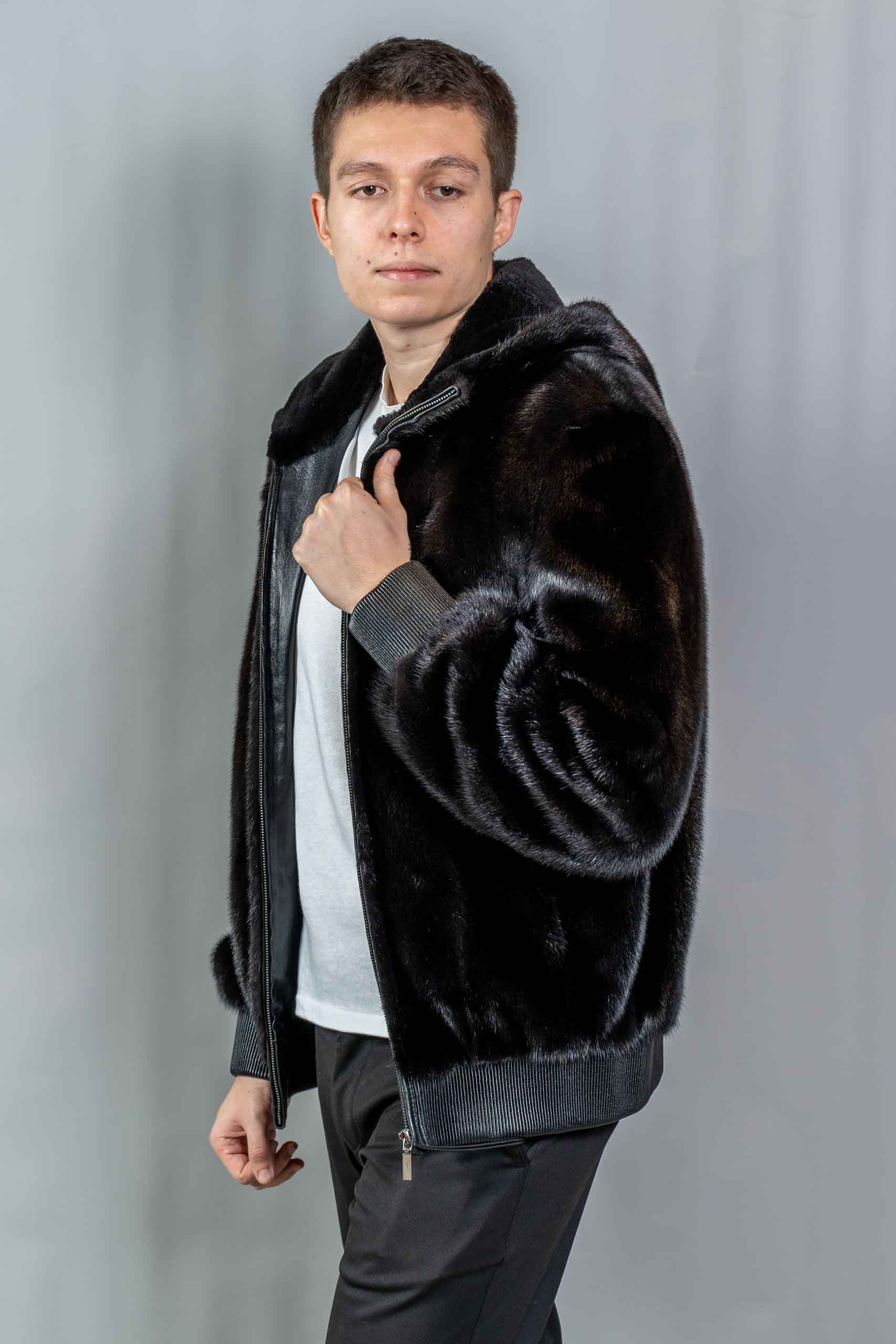 Buy a men's fur coat in Istanbul Мужская шуба из Норки